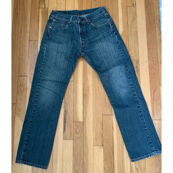 Levi Strauss & Co Men's Jeans Size 30x30 100% Cotton Made in Mexico Button Fly - Picture 1 of 11